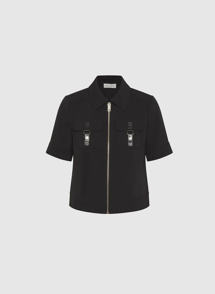 Veste à manches courtes