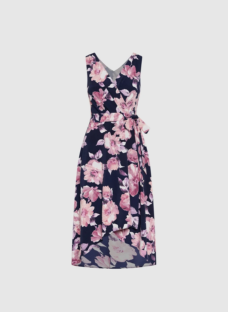 Sleeveless Floral Dress