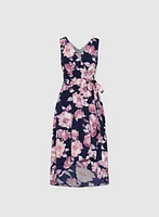 Sleeveless Floral Dress