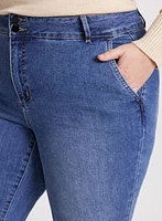 High-Rise Flare Leg Jeans