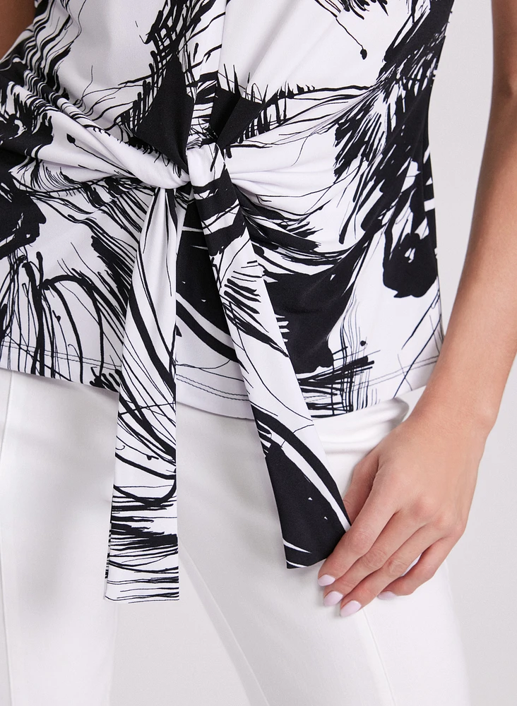 Abstract Print Top