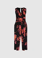 Tropical Print Jumpsuit