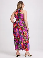 Tropical Print Dress