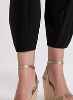 Pull-On Wide-Leg Capris