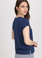 Cuffed Sleeve T-Shirt