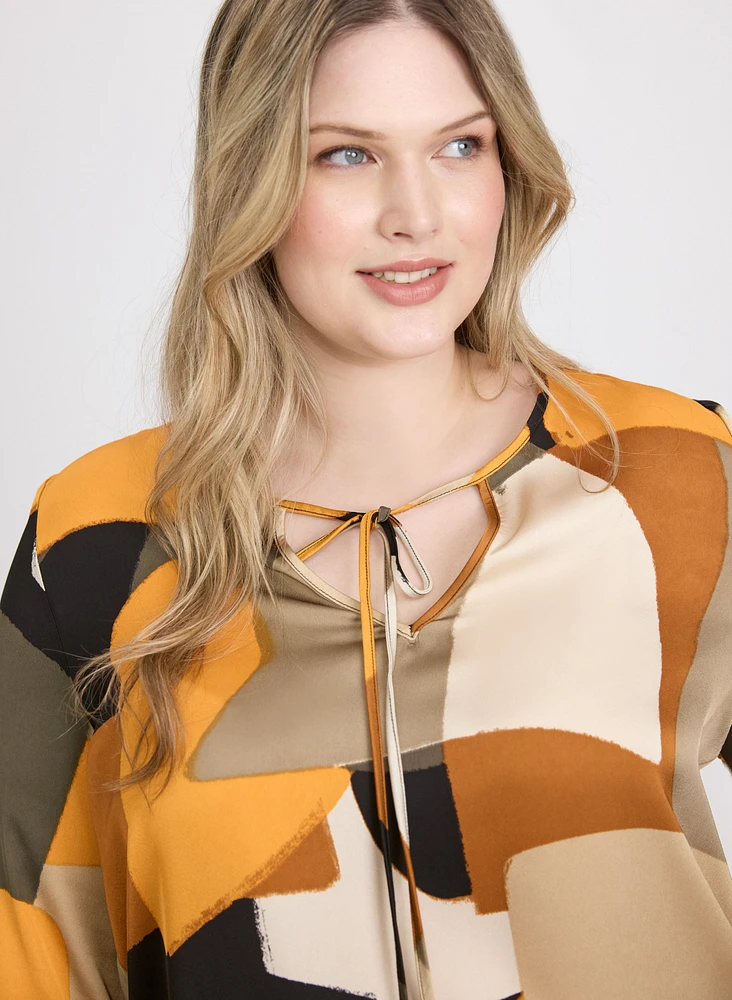 Joseph Ribkoff - Geometric Print Blouse
