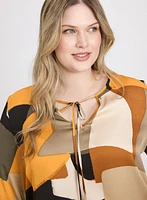 Joseph Ribkoff - Geometric Print Blouse