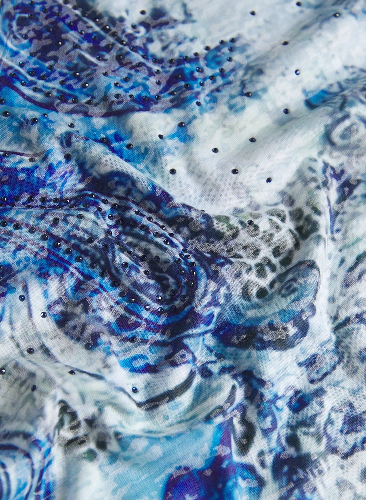 Paisley Burnout T-Shirt