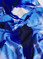 Olivia Leaf Print Wide-Leg Pants