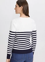 Stripe Knit Cardigan