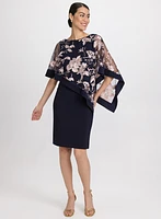 Robe à superposition florale