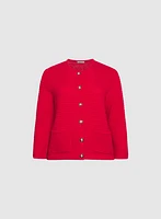Textured Knit Cardigan