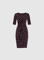 Polka Dot Print Dress