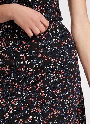 Floral A-Line Skirt