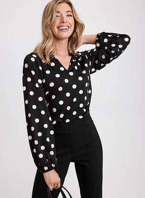 Polka Dot Blouse