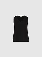 Cotton-Blend Tank Top