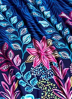 Leaf Print Maxi Dress