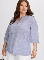 Pull en tricot mélangé