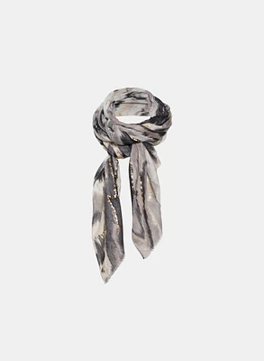 Marble Print Scarf