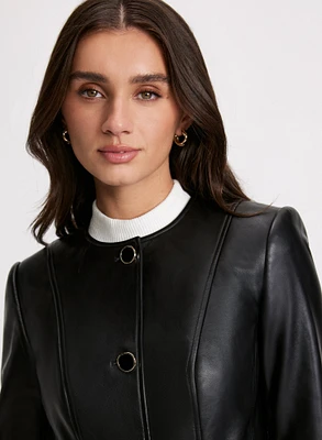 Vegan Leather Jacket