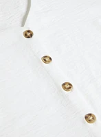 Sleeveless Button-Down Blouse