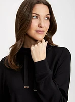 Funnel Neck Zip Detail Tunic