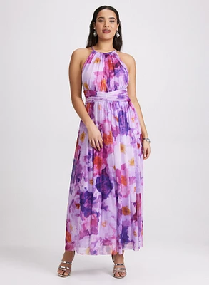 Floral Chiffon Dress