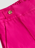 Pantalon en lin à enfiler