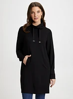 Funnel Neck Zip Detail Tunic