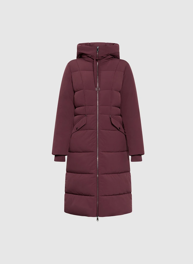 Mixed Puffer Coat