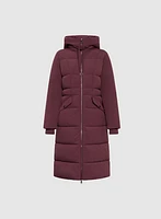 Mixed Puffer Coat