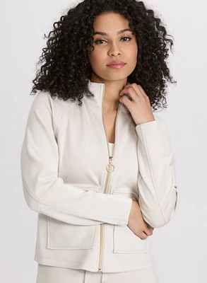 Short Zip-Up Top