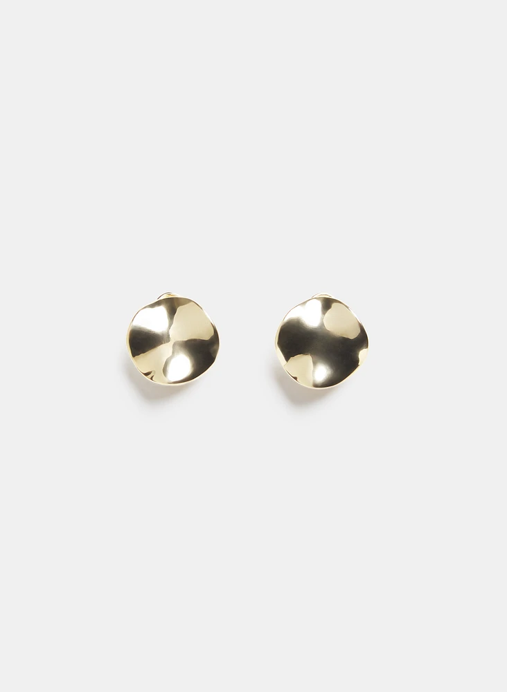 Boucles d'oreilles carrées courbées
