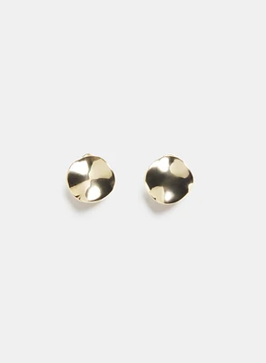 Boucles d'oreilles carrées courbées
