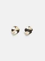 Boucles d'oreilles carrées courbées