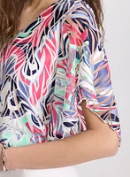 Mesh Abstract Blouse