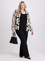 Joseph Ribkoff - Geometric Print Jacket