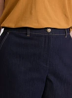 Pantalon Olivia à jambe large en denim