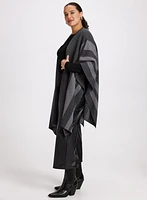 Foulard style châle à rayures