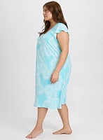 Robe de nuit à motif floral
