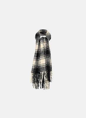 Plaid Print Scarf