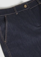 Pantalon Olivia en denim à jambe large