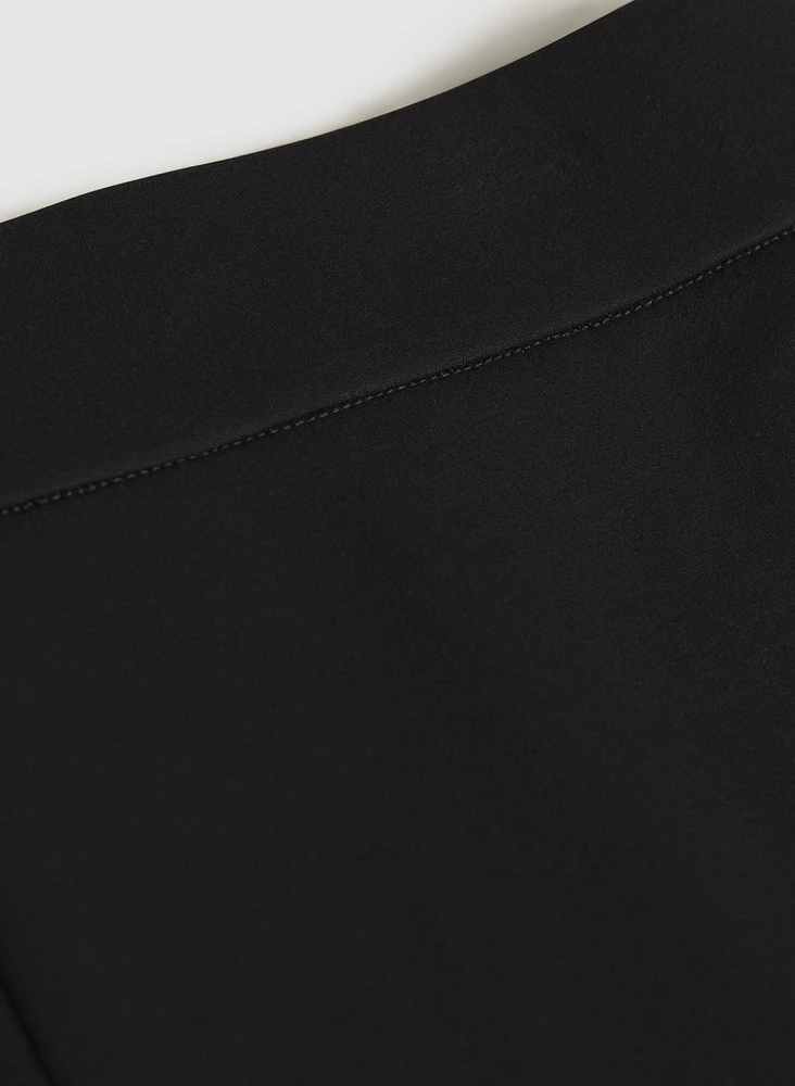 Pantalon à jambe évasée