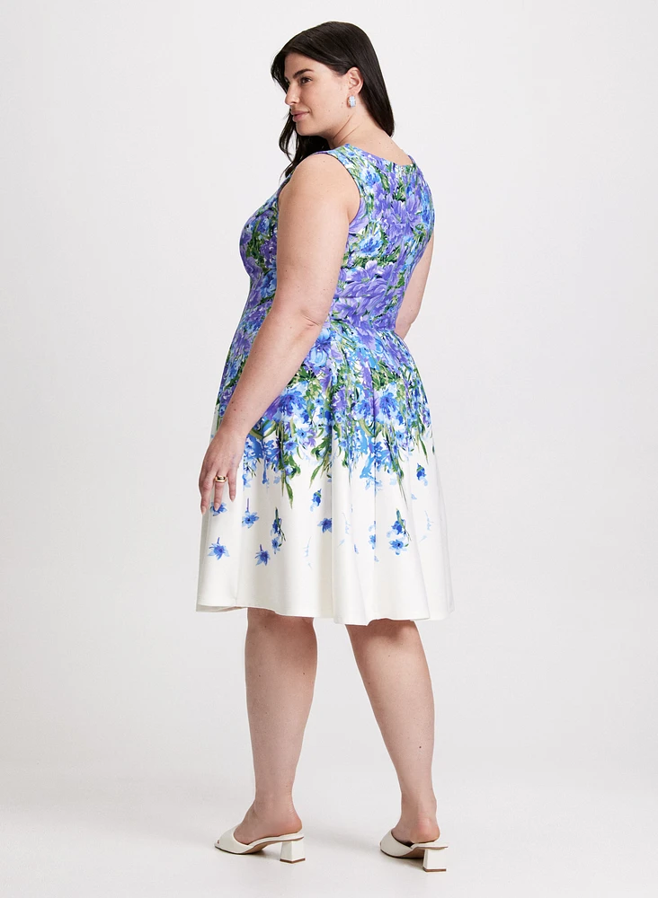 Floral Print Sleeveless Dress