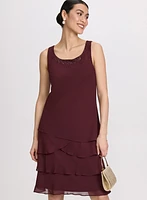 Chiffon Dress & Jacket Set