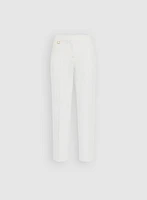 Twill Straight-Leg Pants