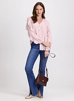 Ruffle Sleeve Blouse