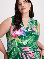 Tropical Print Dress