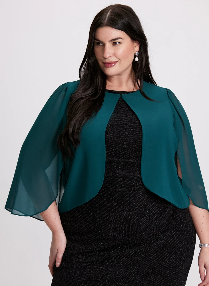 Short Chiffon Bolero