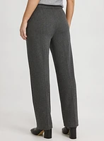 Pantalon Olivia large à rayures minces